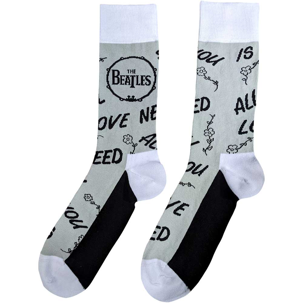 The Beatles Unisex Ankle Socks: AYNIL & Drum (UK Size 7 - 11) Enkelsokken