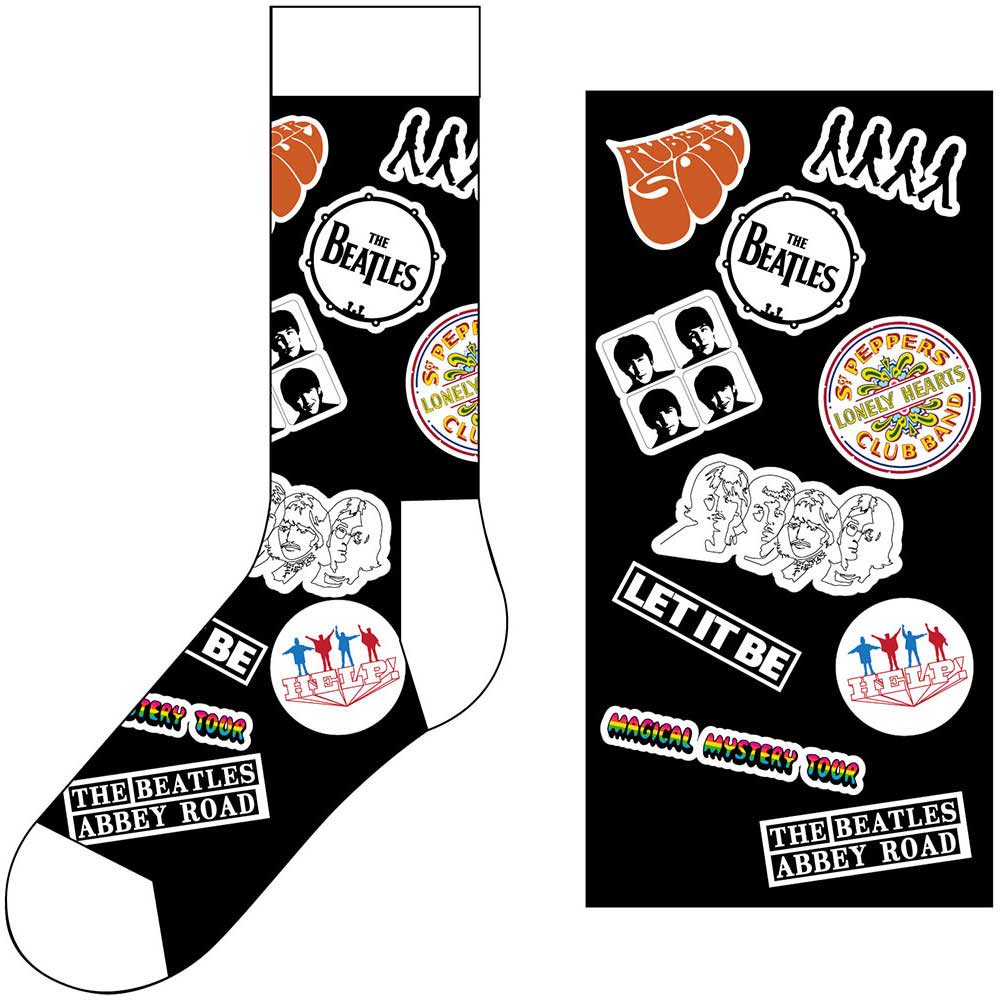 The Beatles Unisex Ankle Socks: Icons (UK Size 7 - 11) Enkelsokken