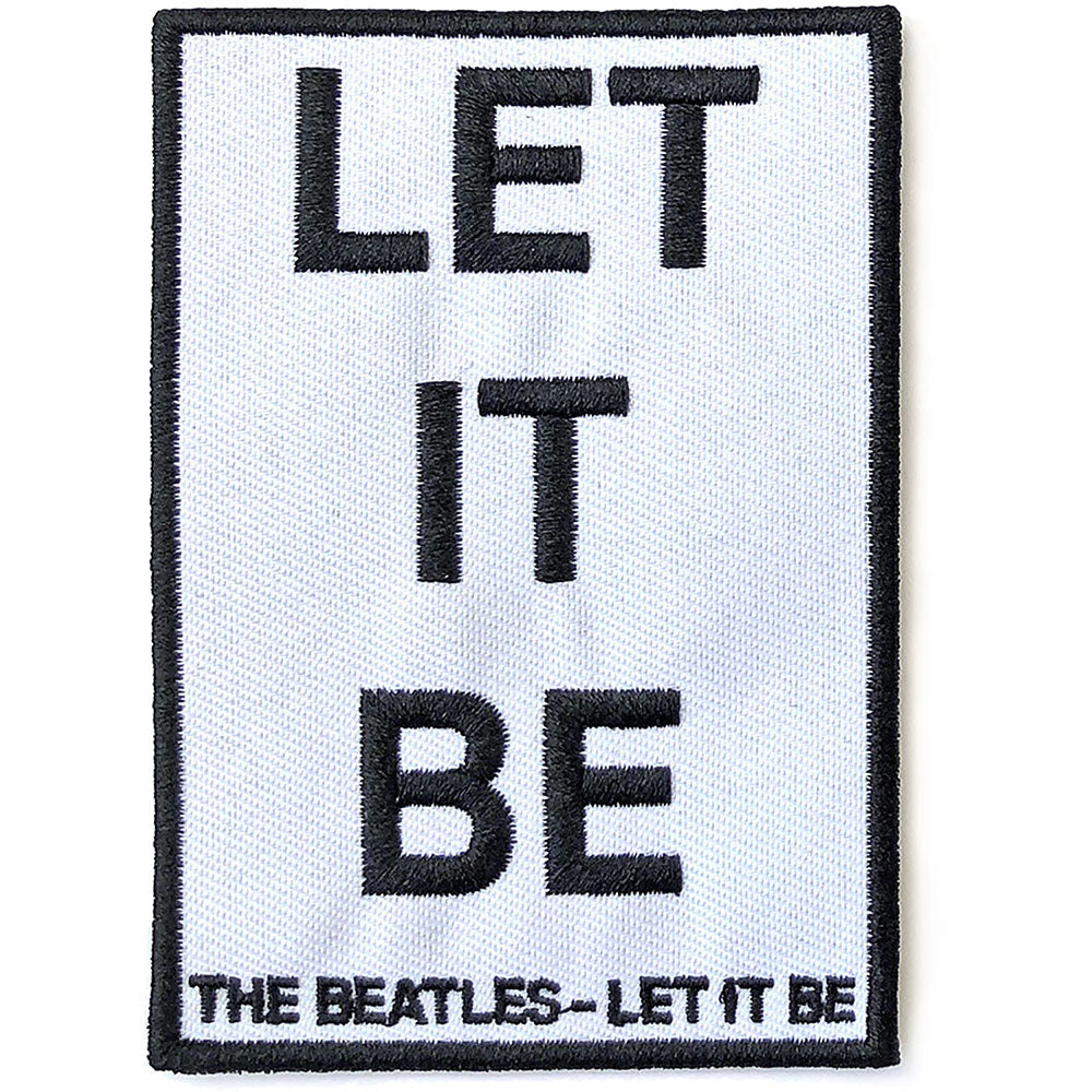 The Beatles Standard Patch: Let It Be (Song Title/Loose) Standaard patch