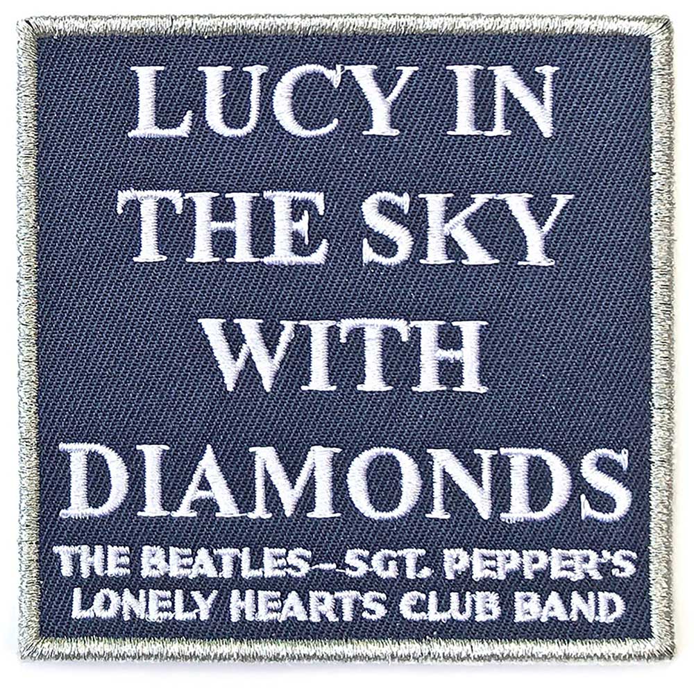 The Beatles Standard Patch: Lucy In The Sky with Diamonds (Song Title/Loose) Standaard patch