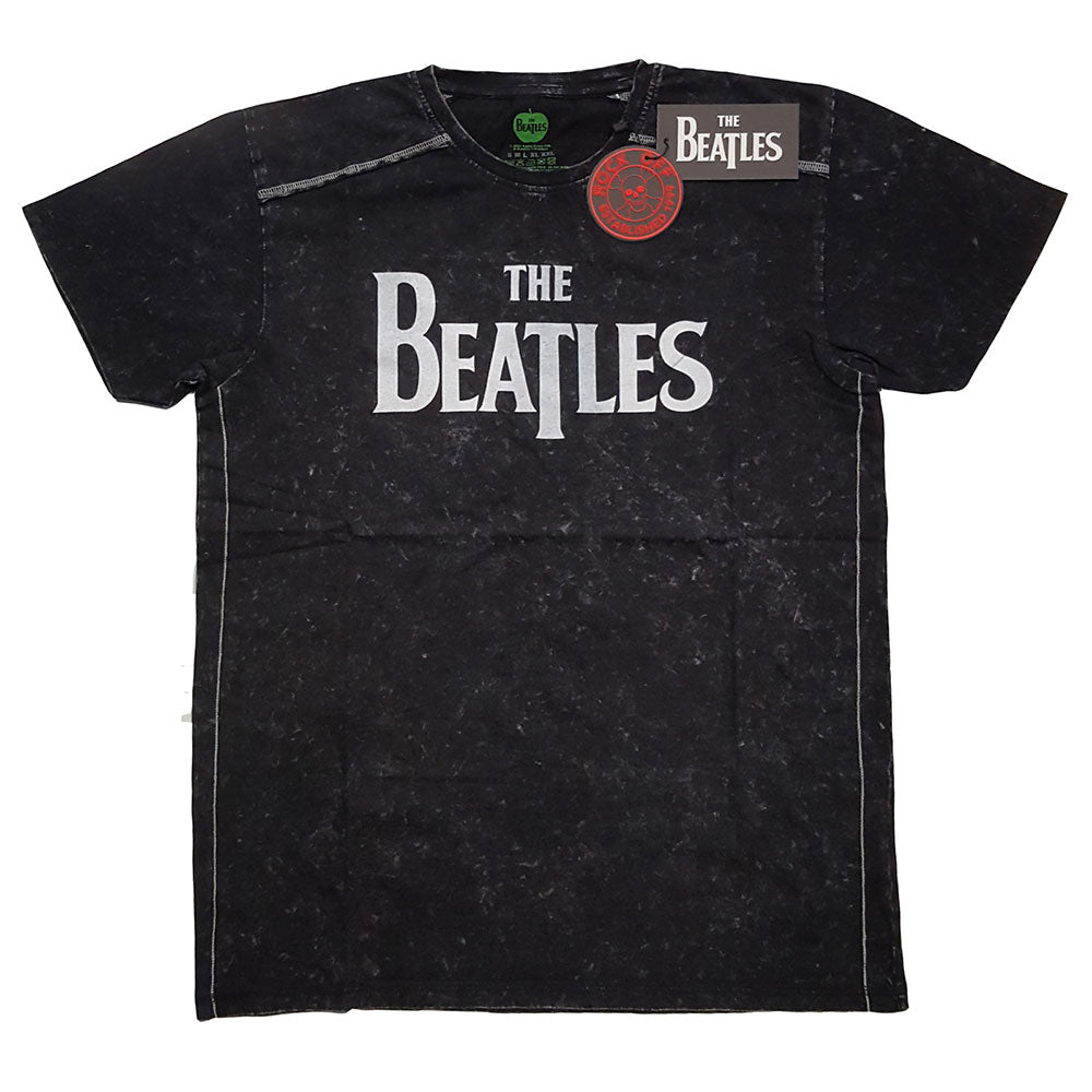 The Beatles Unisex T-Shirt: Drop T Logo (Wash Collection) T-Shirt