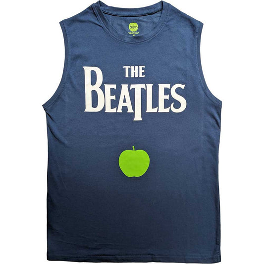 The Beatles Unisex Tank T-Shirt: Drop T Logo & Apple Tank T-Shirt