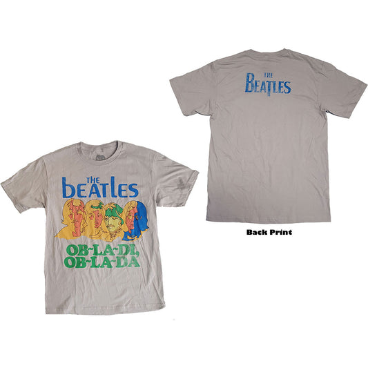 The Beatles Unisex T-Shirt: Ob-La-Di (Back Print) T-Shirt