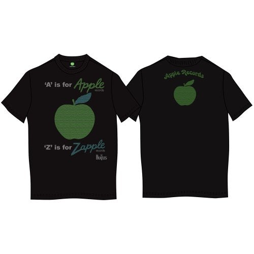 The Beatles Unisex T-Shirt: A is for Apple (Back Print) T-Shirt