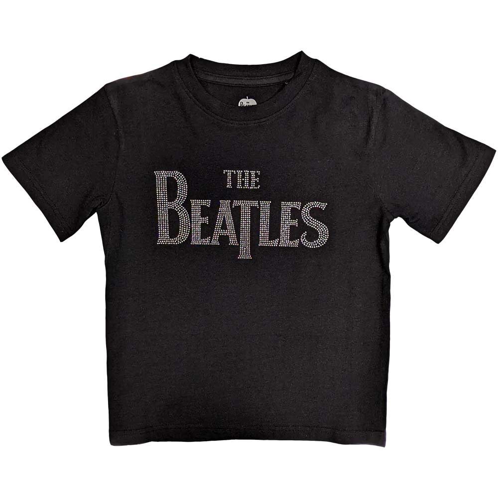 The Beatles Kids Embellished T-Shirt: Drop T (Diamante) Embellished T-Shirt