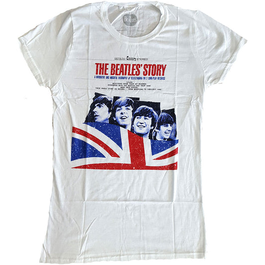 The Beatles Ladies T-Shirt: The Beatles Story T-Shirt