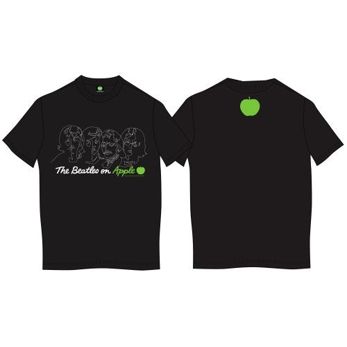 The Beatles Unisex T-Shirt: On Apple (Back Print) T-Shirt