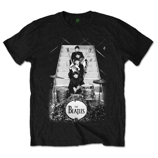 The Beatles Unisex T-Shirt: Stage Stairs T-Shirt