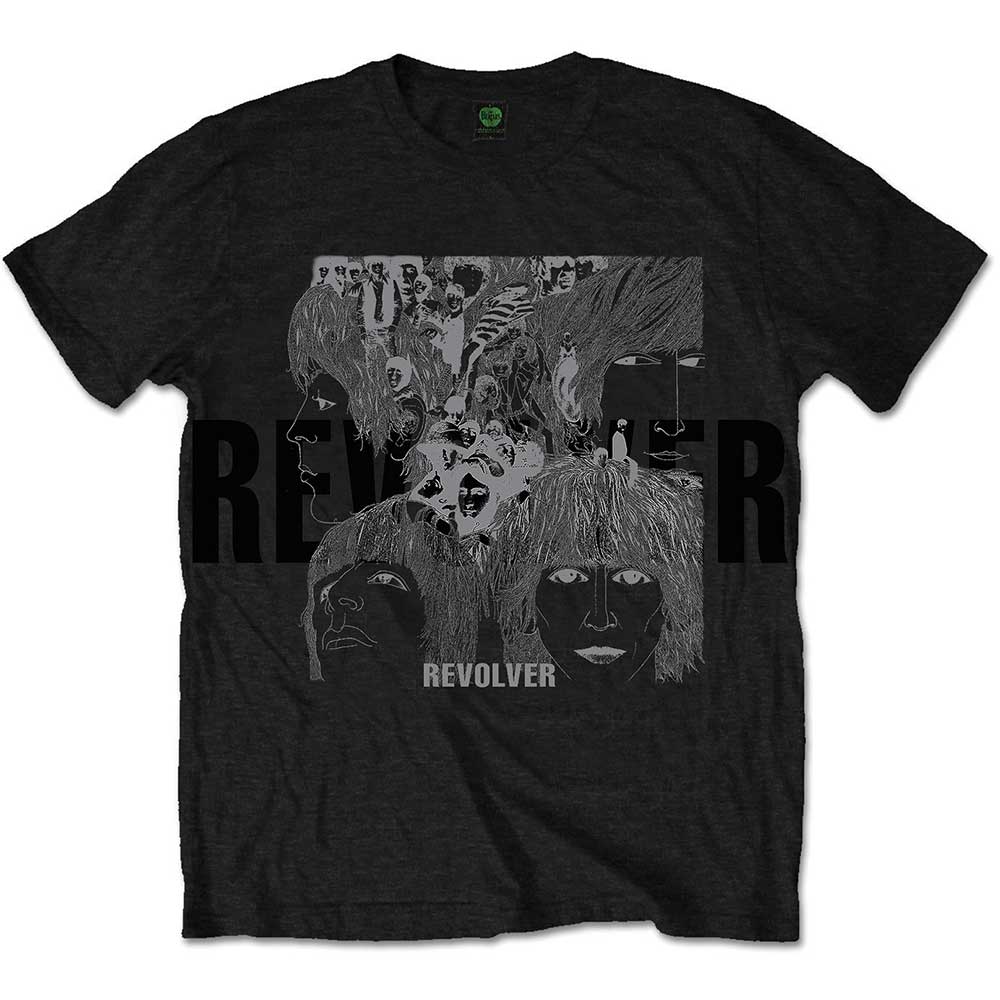 The Beatles Unisex T-Shirt: Reverse Revolver (Foiled) T-Shirt