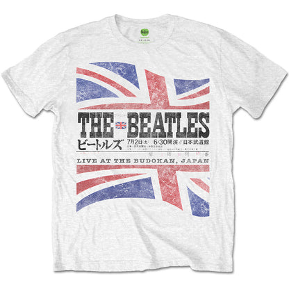 The Beatles Unisex T-Shirt: Budokan Set List (Back Print) T-Shirt