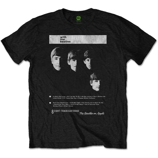 The Beatles Unisex T-Shirt: With The Beatles 8 Track T-Shirt