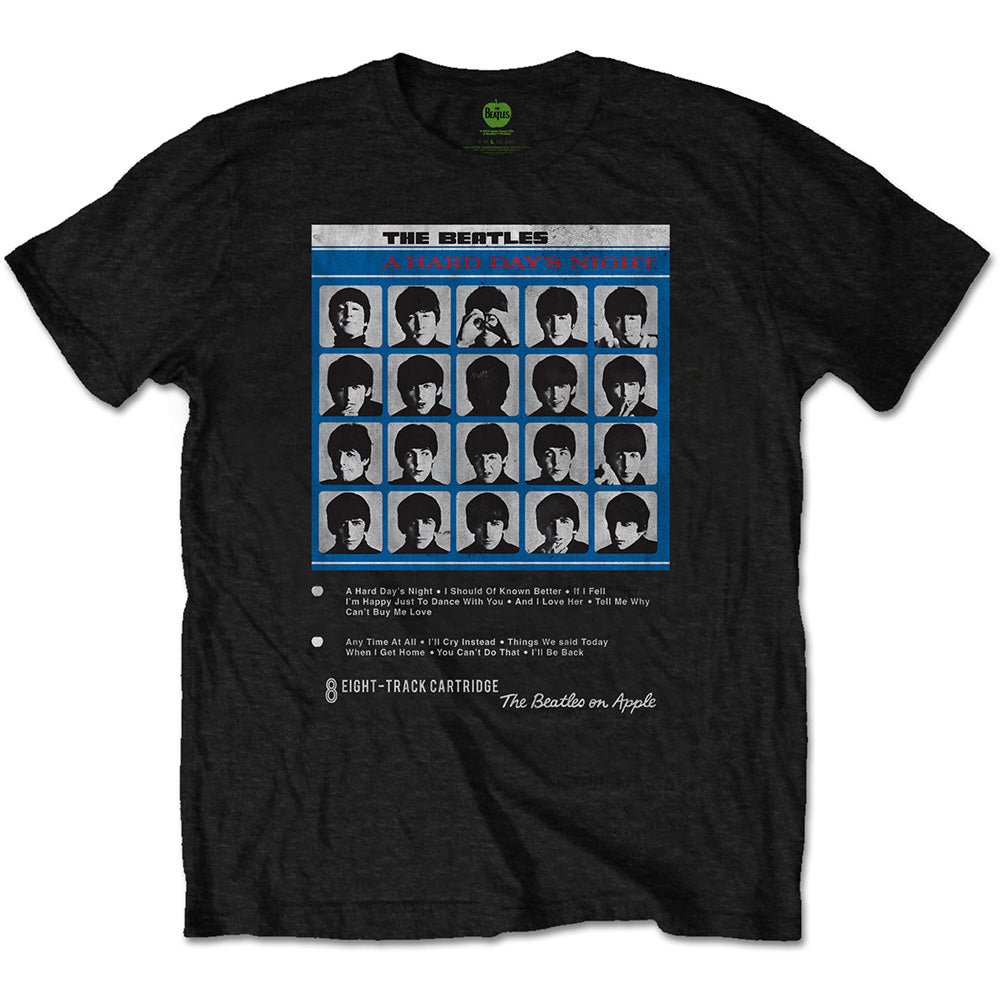 The Beatles Unisex T-Shirt: Hard Days Night 8 Track T-Shirt