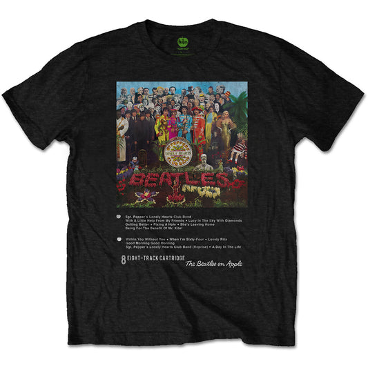 The Beatles Unisex T-Shirt: Sgt Pepper 8 Track T-Shirt