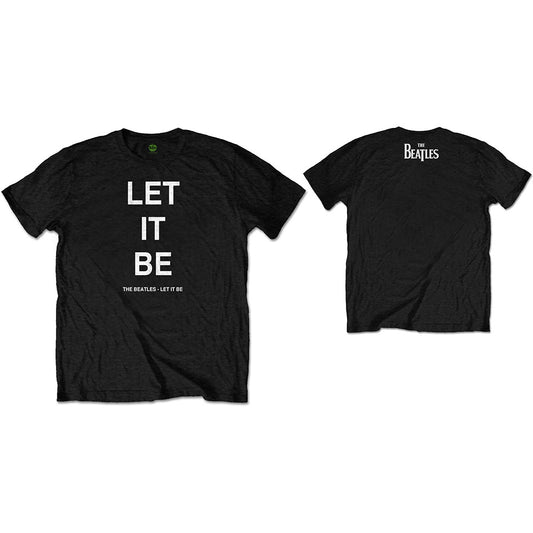 The Beatles Unisex T-Shirt: Let It Be (Back Print) T-Shirt