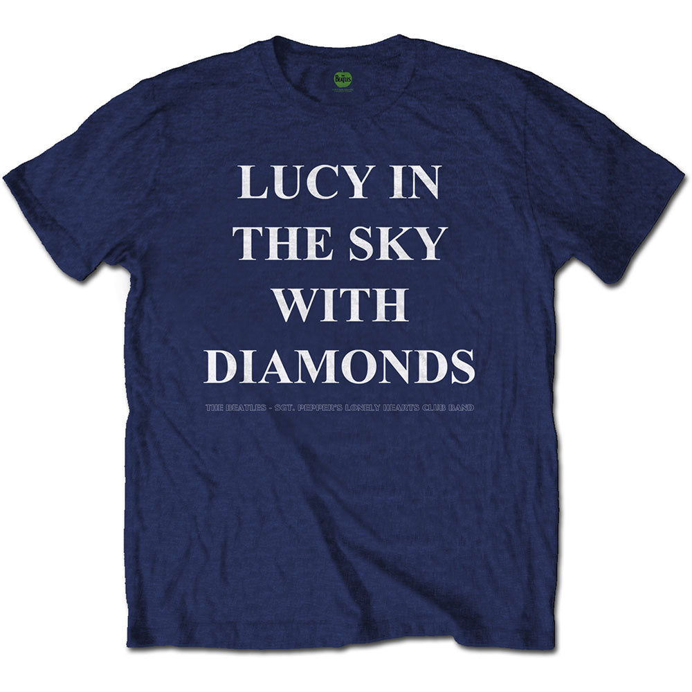 The Beatles Unisex T-Shirt: Lucy in the sky with diamonds (Back Print) T-Shirt