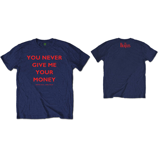 The Beatles Unisex T-Shirt: You Never Give Me Your Money (Back Print) T-Shirt