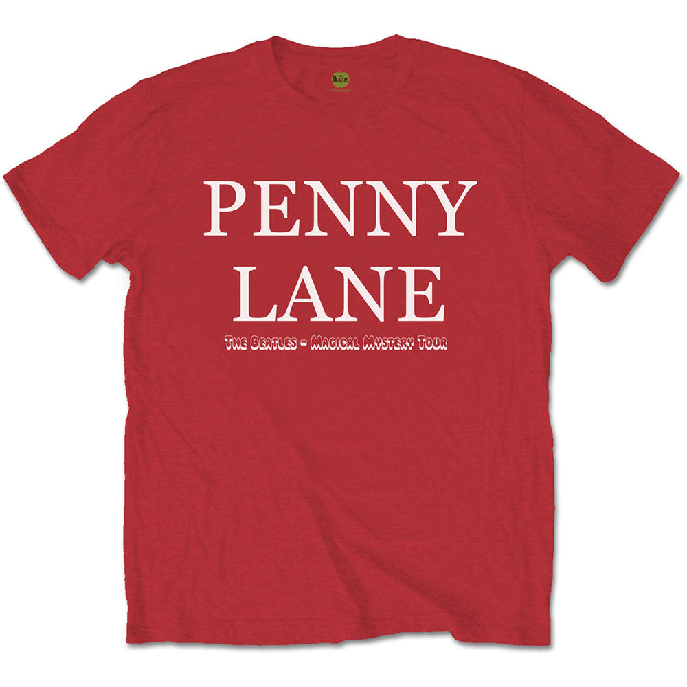 The Beatles Unisex T-Shirt: Penny Lane (Back Print) T-Shirt