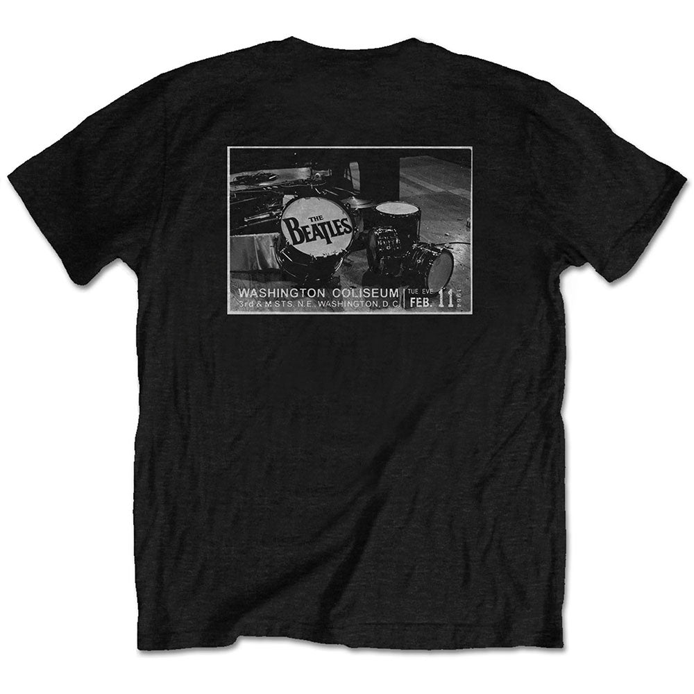 The Beatles Unisex T-Shirt: Washington Coliseum (Back Print) T-Shirt