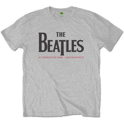 The Beatles Unisex T-Shirt: Candlestick Park (Back Print) T-Shirt