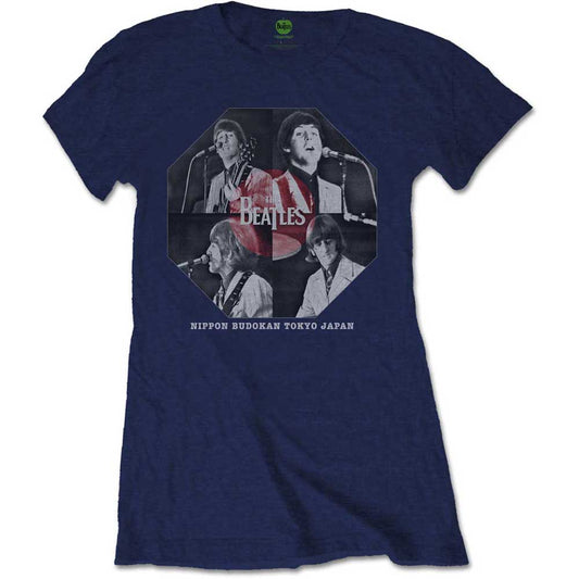 The Beatles Ladies T-Shirt: Budokan Octagon T-Shirt