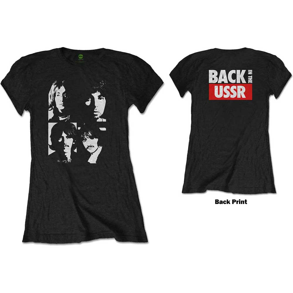 The Beatles Ladies T-Shirt: Back in the USSR (Back Print) T-Shirt