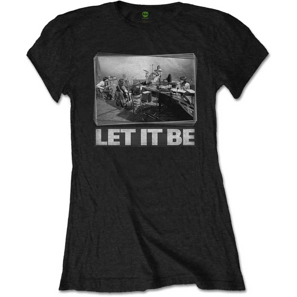 The Beatles Ladies T-Shirt: Let It Be Studio T-Shirt