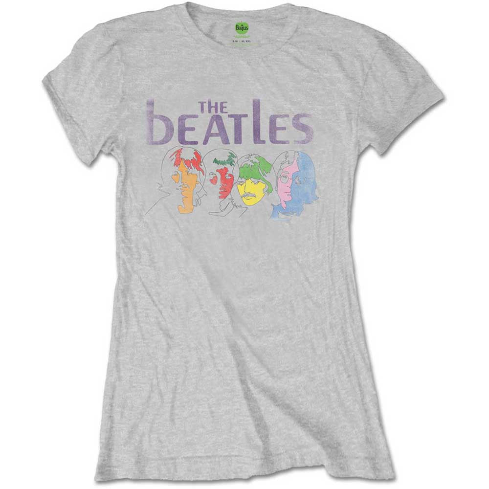 The Beatles Ladies T-Shirt: White Album Back (Back Print) T-Shirt