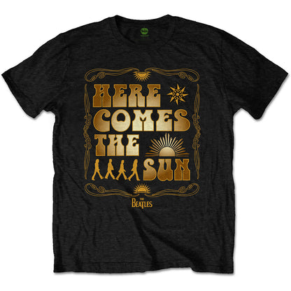 The Beatles Unisex T-Shirt: Here Comes The Sun (Back Print) T-Shirt