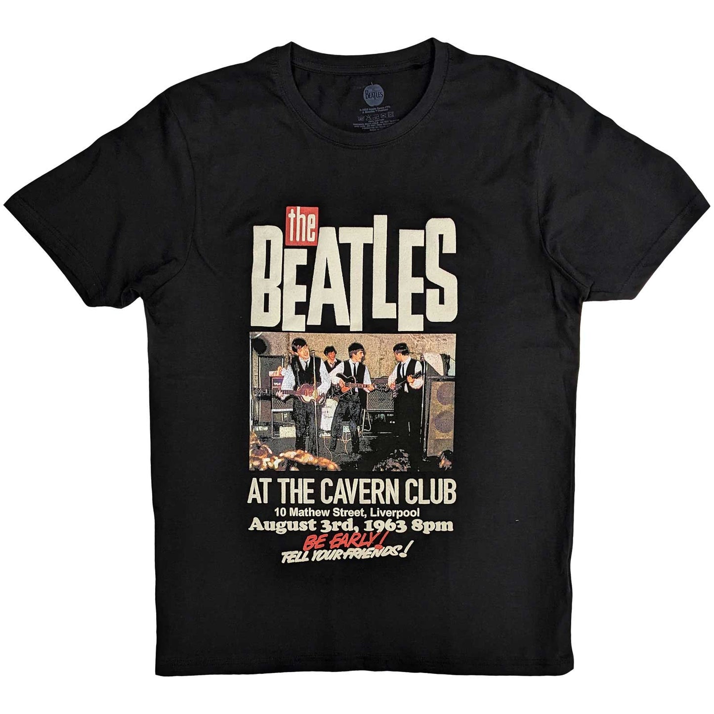 Een foto van een T-Shirt van The Beatles.