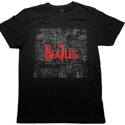 The Beatles Unisex Hi-Build T-Shirt: Tickets & Logo Hi-Build T-Shirt