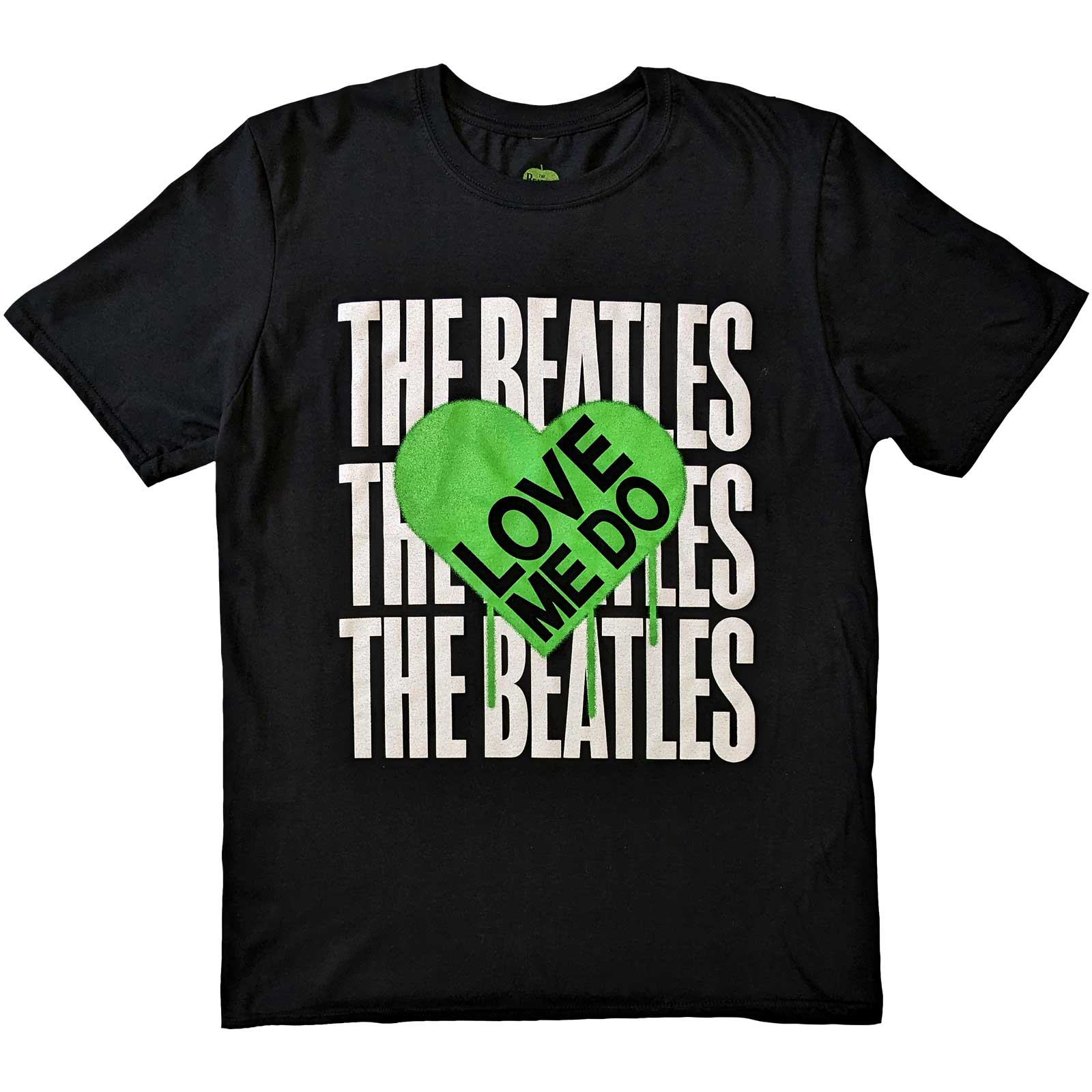 Een foto van een T-Shirt van The Beatles.