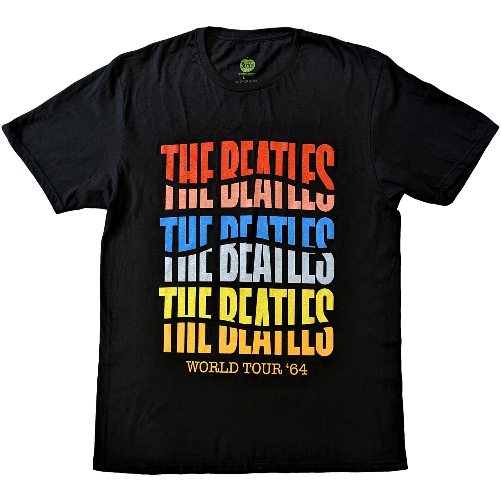 Een foto van een T-Shirt van The Beatles.