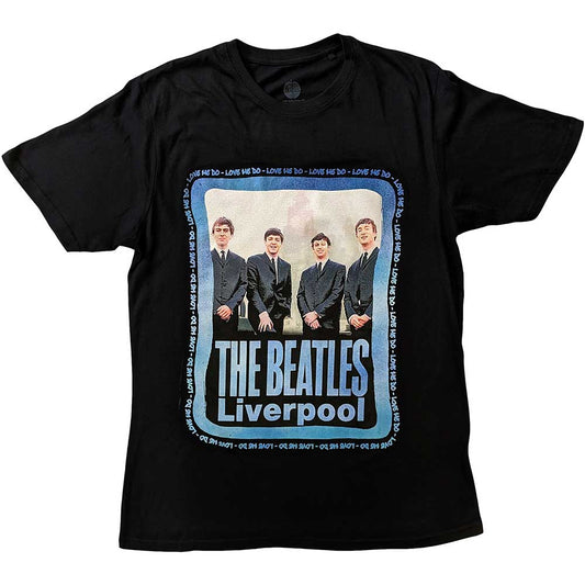 The Beatles Unisex T-Shirt: Pier Head Frame T-Shirt