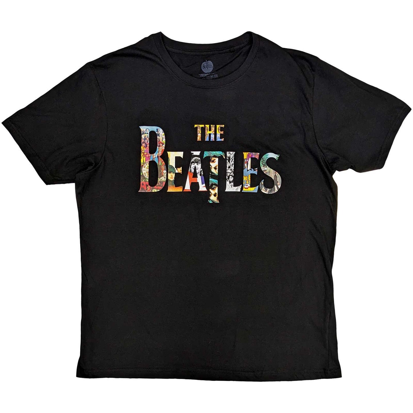 Een foto van een T-Shirt van The Beatles.