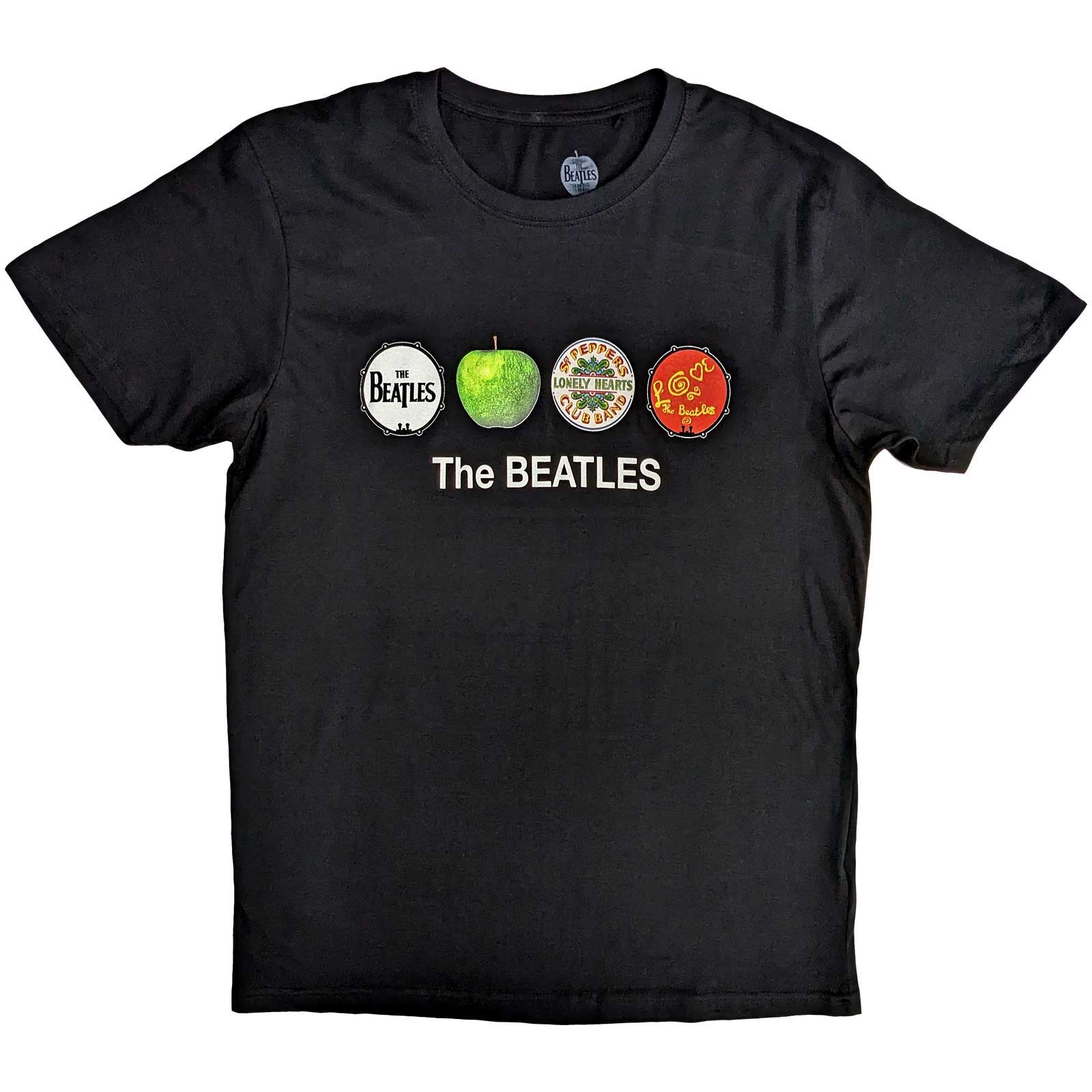 Een foto van een T-Shirt van The Beatles.