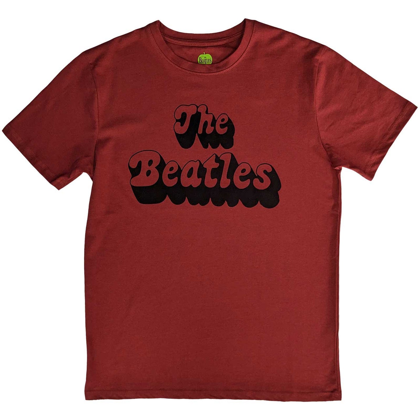 Een foto van een T-Shirt van The Beatles.