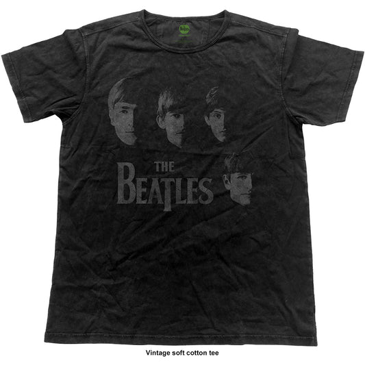 The Beatles Unisex Vintage T-Shirt: Faces Vintage T-Shirt