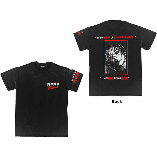 Bebe Rexha Unisex T-Shirt: Queen of Sabotage (Back Print) T-Shirt