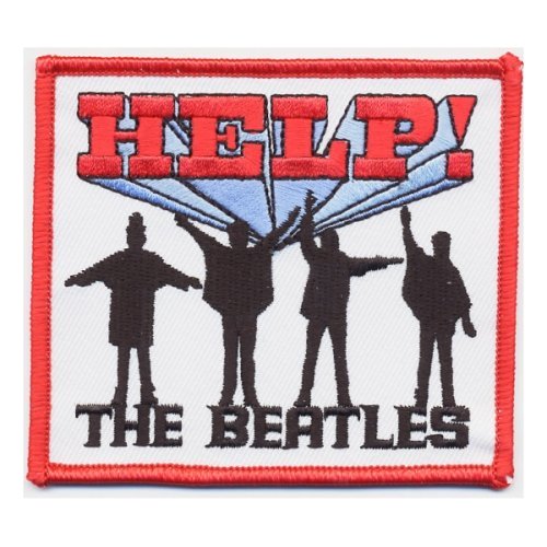 The Beatles Standard Patch: Help! (Iron On) Standaard patch