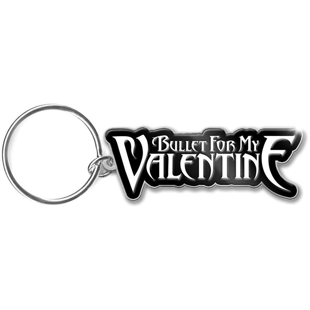 Bullet For My Valentine Keychain: Logo (Enamel In-fill) Sleutelhanger