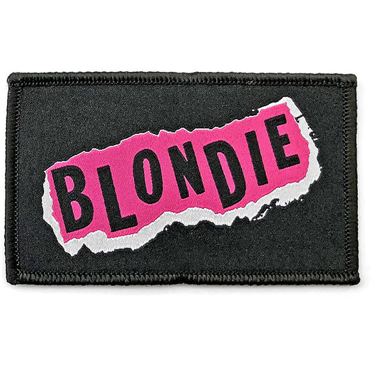 Blondie Standard Patch: Punk Logo Standaard patch