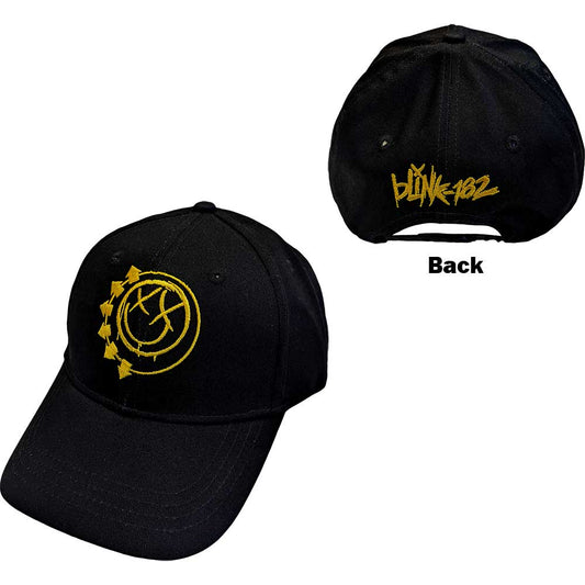 Blink-182 Unisex Baseball Cap: Yellow Six Arrow Smile Baseballpet