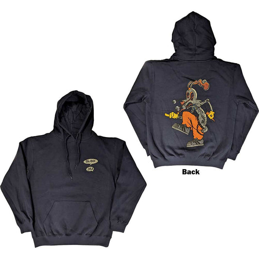 Blink-182 Unisex Pullover Hoodie: Roger Rabbit (Back Print) Trui met capuchon