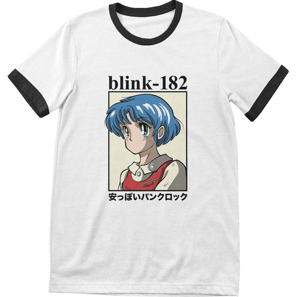 Blink-182 Unisex Ringer T-Shirt: Anime Ringer T-Shirt