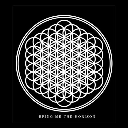 Bring Me The Horizon Unisex Zipped Hoodie: Flower of Life (Back Print) Ritshoodie