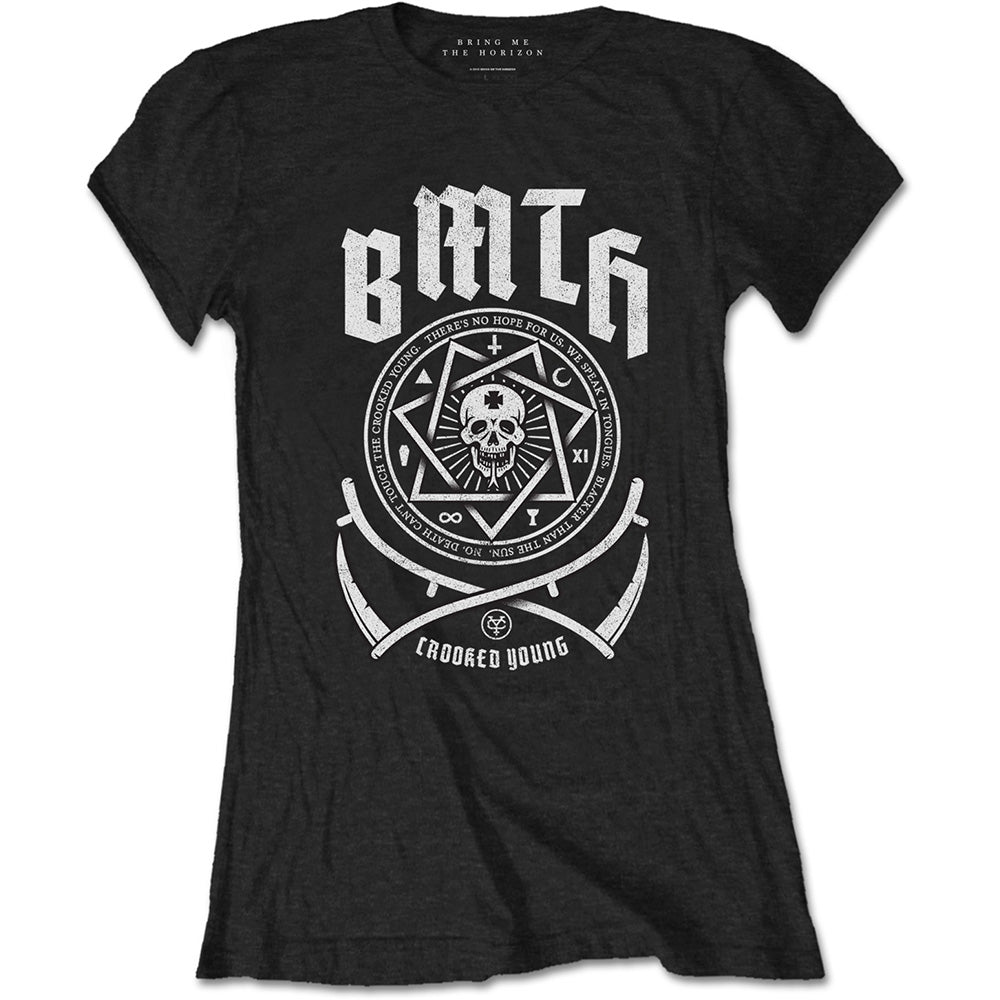 Bring Me The Horizon Ladies T-Shirt: Crooked T-Shirt
