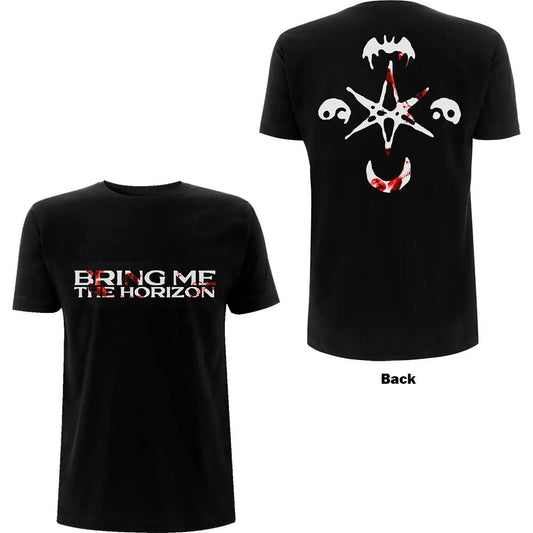 Bring Me The Horizon Unisex T-Shirt: Symbols (Back Print) T-Shirt