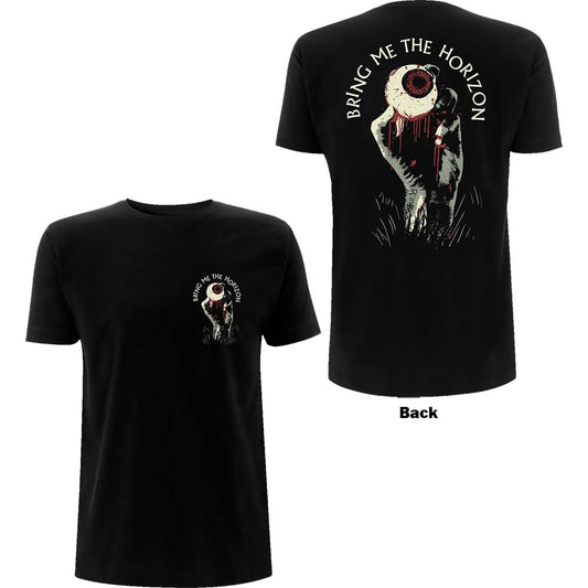 Bring Me The Horizon Unisex T-Shirt: Zombie Eye (Back Print) T-Shirt