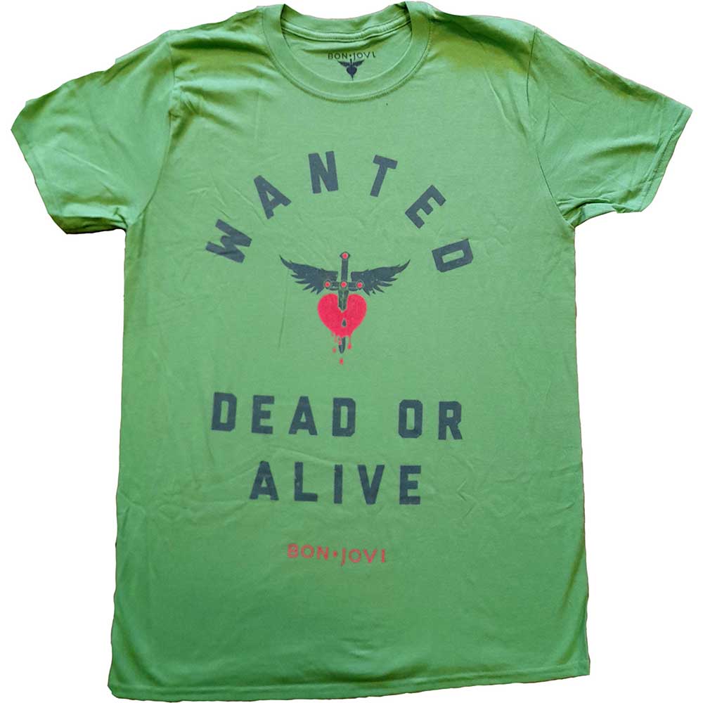 Bon Jovi Unisex T-Shirt: Wanted T-Shirt