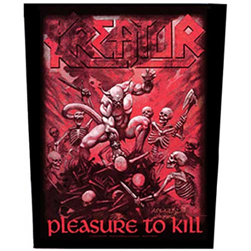 Kreator Back Patch: Pleasure To Kill Achterpatch